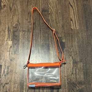 Gameday stadium approved Orange Crossbody Bag